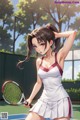 Hentai - Radiant Grace on the Tennis Court Set.1 20250131 Part 2