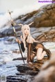 Coser @ 桜 桃 喵 Vol.092: 桜 桃 喵 闪灵 泳衣 (42 photos)